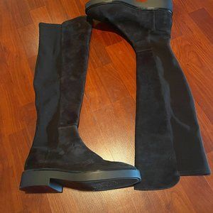 Stuart Weitzman Over The Knee Black Boot. Size 10.5. EUC! Worn Once